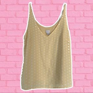 Yellow Polka Dot Tank